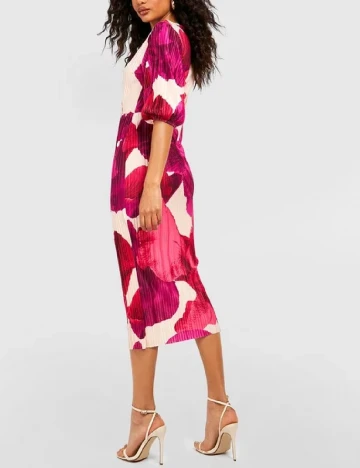 Rochie medie Boohoo, roz