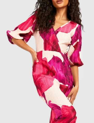 Rochie medie Boohoo, roz