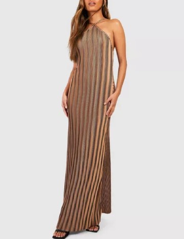 
						Rochie lunga Boohoo, maro