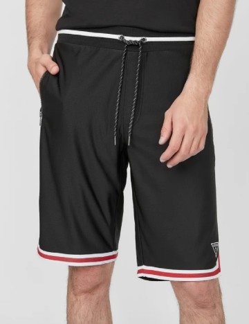 
						Pantaloni scurti Guess, negru