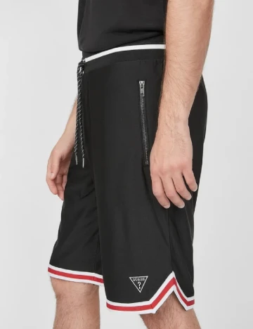 Pantaloni scurti Guess, negru