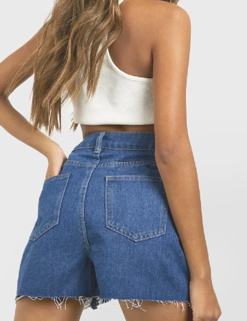 Pantaloni scurti Boohoo, albastru
