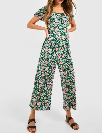 Salopeta Boohoo, floral print