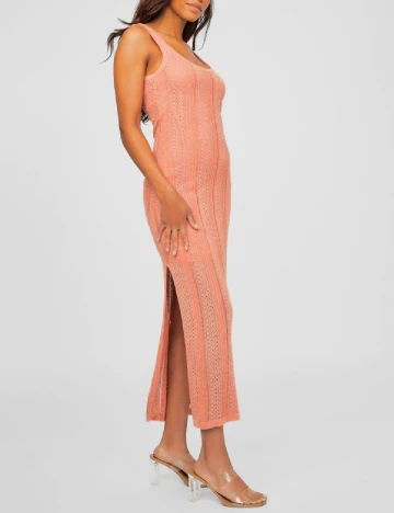 Rochie lunga Guess, portocaliu