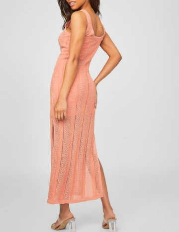 Rochie lunga Guess, portocaliu