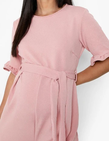 Salopeta Boohoo maternity, roz Roz