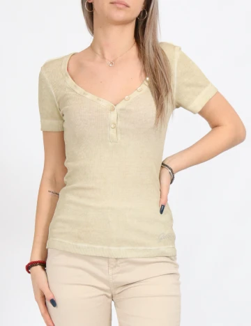 Tricou Guess, verde Verde