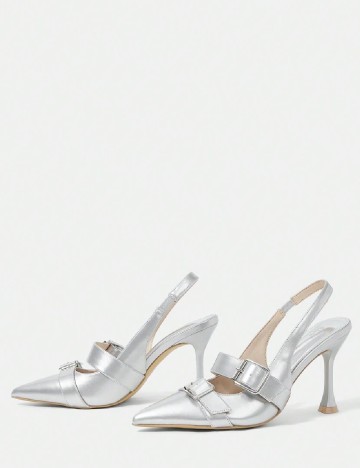 
						Pantofi SHEIN, argintiu