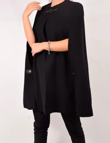 Poncho Zara, negru, XS