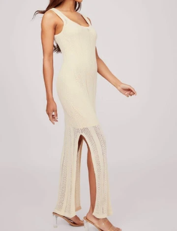 Rochie lunga Guess, crem
