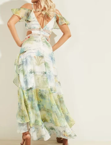 Rochie lunga Guess, verde