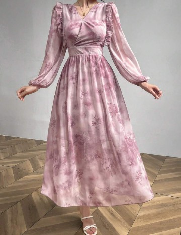 
						Rochie lunga SHEIN, roz