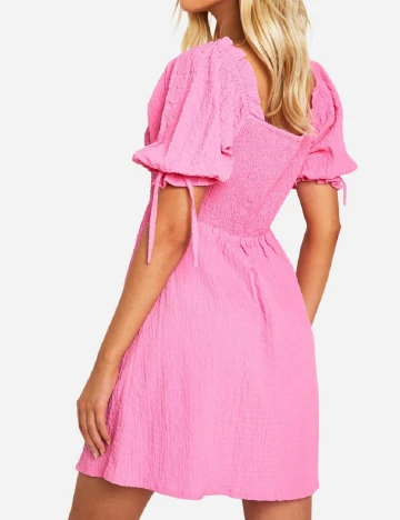 Rochie scurta Boohoo, roz