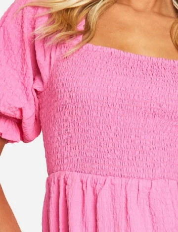 Rochie scurta Boohoo, roz