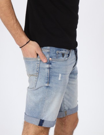 Pantaloni scurti Guess, albastru