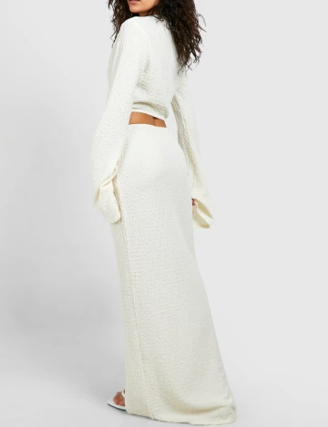 Top Boohoo, crem