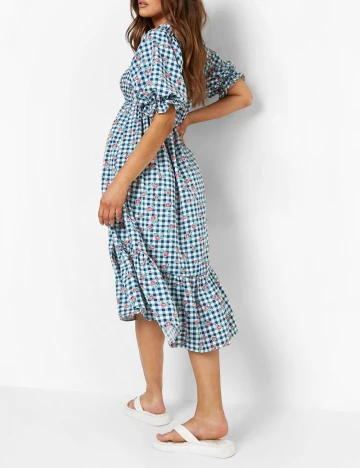 Rochie medie Boohoo, albastru