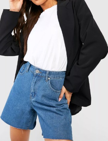Pantaloni scurti Boohoo, albastru