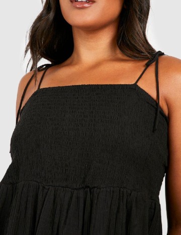 Rochie lunga Boohoo Plus Size, negru
