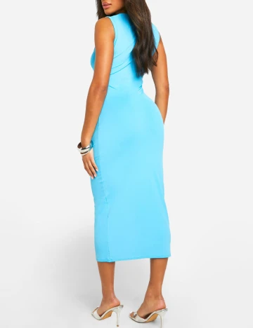 Rochie medie Boohoo, albastru