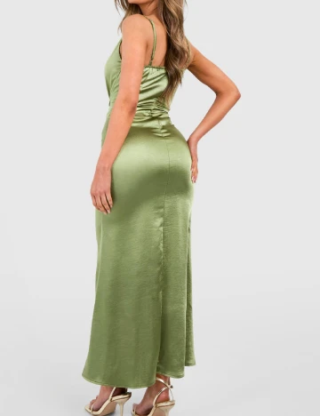 Rochie lunga Boohoo, verde
