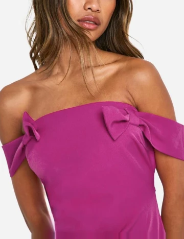 Rochie scurta Boohoo, magenta