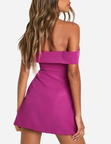 Rochie scurta Boohoo, magenta