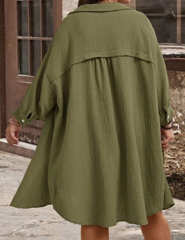 Camasa Emery Rose Curve, kaki