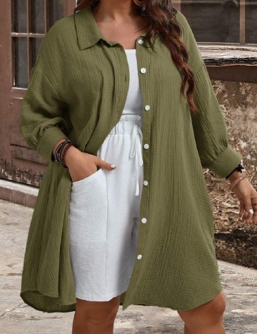 Camasa Emery Rose Curve, kaki