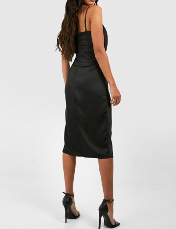 Rochie medie Boohoo, negru