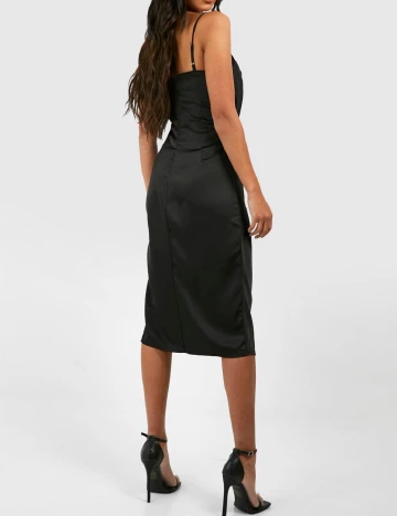Rochie medie Boohoo, negru Negru