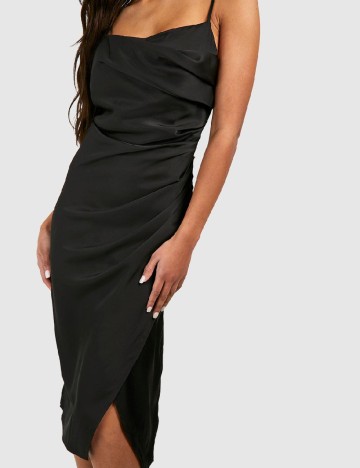 Rochie medie Boohoo, negru