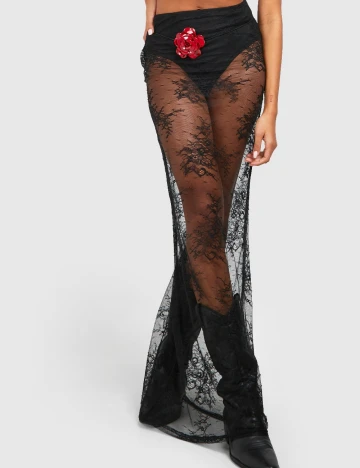 Fusta Boohoo, negru