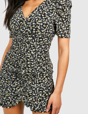 Rochie scurta Boohoo, negru Negru