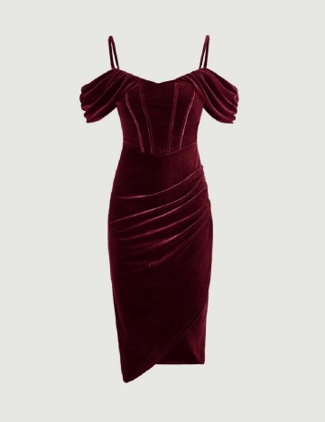 Rochie medie SHEIN, rosu