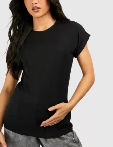 Tricou Boohoo maternity, negru