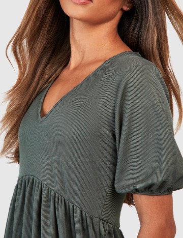 Rochie scurta Boohoo, verde