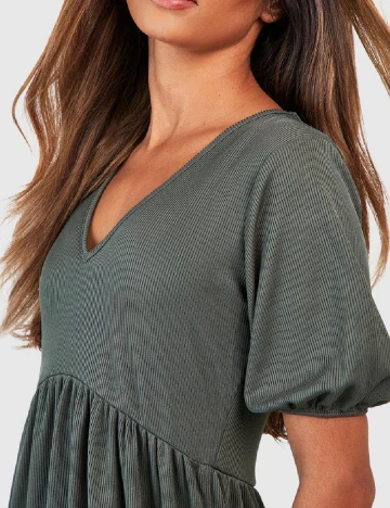 Rochie scurta Boohoo, verde