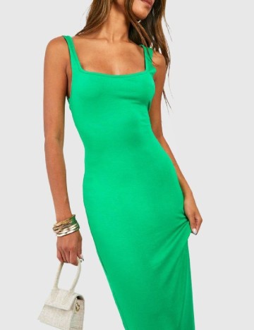 Rochie lunga Boohoo, verde