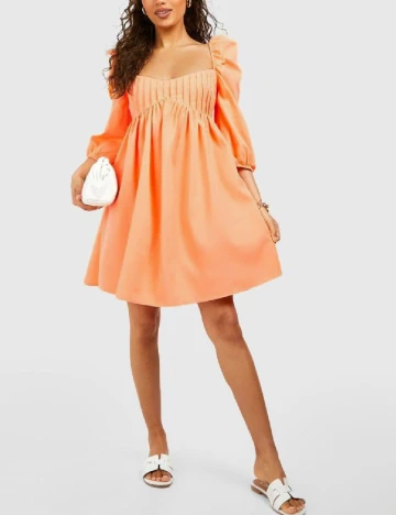 Rochie scurta Boohoo, portocaliu