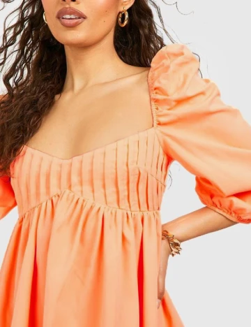 Rochie scurta Boohoo, portocaliu