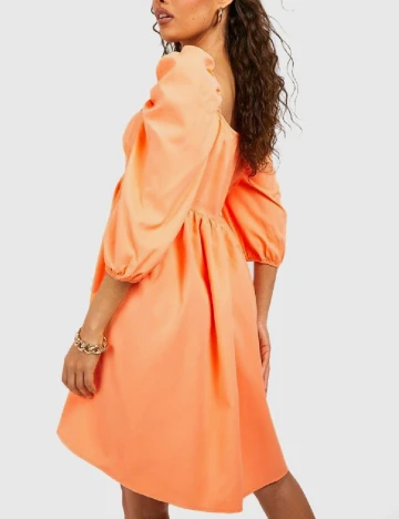 Rochie scurta Boohoo, portocaliu