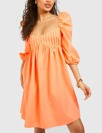 Rochie scurta Boohoo, portocaliu