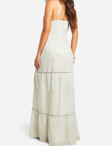 Rochie lunga Boohoo, bej