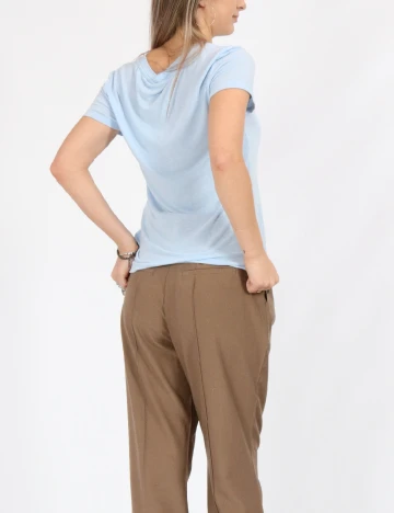 Tricou Pieces, albastru