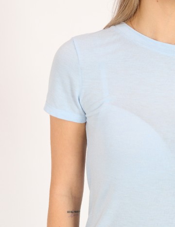 Tricou Pieces, albastru