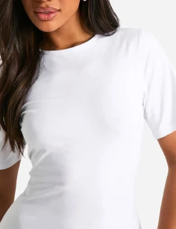 Rochie lunga Boohoo, alb