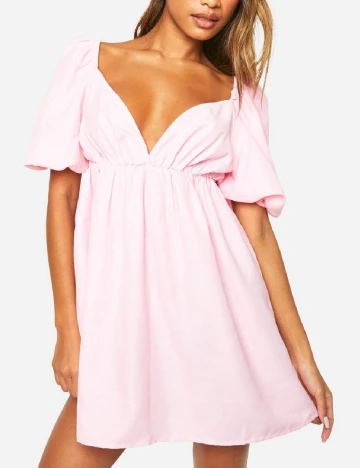 Rochie scurta Boohoo, roz