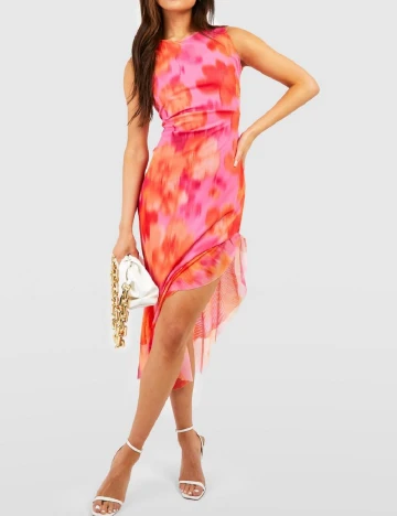 Rochie medie Boohoo, mix culori