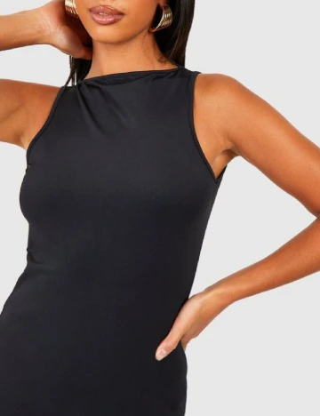 Rochie lunga Boohoo, negru